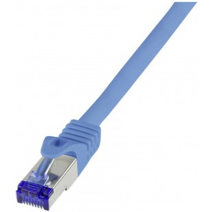 LogiLink Câble patch Ultraflex, Cat.6A, S/FTP, 15 m, bleu