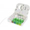 LogiLink Boîte d'épissure FTTH, 4x SC/APC, câble 40 m, blanc