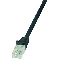 LogiLink Câble patch EconLine, Cat. 6, U/UTP, 1,5 m, noir