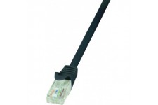 LogiLink Câble patch EconLine, Cat. 6, U/UTP, 1,5 m, noir