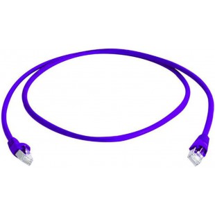 Telegärtner Câble patch, Cat.6A (profond),S/FTP, 1 m, violet