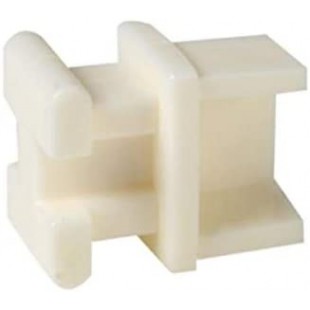 Lot de 10 : Telegärtner Capuchon protecteur anti-poussière RJ45, rouge