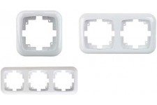 ' Électrique 41794L Cadre De Finition Pour"Roms Prise Et Interrupteur, 3