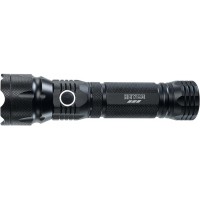 HEYCO Lampe de poche LED, 3 W, avec signal lumineux, noir