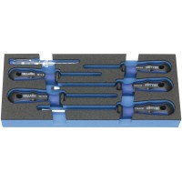 HEYTEC Module* Jeu de tournevis, 6 pièces, noir / bleu