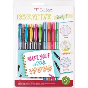 Tombow Kit d'écriture Creative Study, 9 pièces