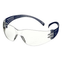 Lunettes De Sécurité 3M™ Securefit™ 100, Monture Bleue, Antirayure/Antibuée, Optiques Incolores, Sf101Af-Blu-Eu, 20/Boîte