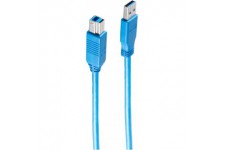 shiverpeaks BASIC-S Câble USB 3.0, USB A mâle - USB B mâle