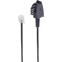 shiverpeaks BASIC-S Telefonkabel, noir, 3,0 m