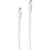 Câble Usb 3.1A Mâle Usb 3.1 C Mâle 1,5M Blanc