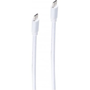 Câble Usb 3.1A Mâle Usb 3.1 C Mâle 1,5M Blanc