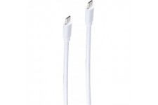 Câble Usb 3.1A Mâle Usb 3.1 C Mâle 1,5M Blanc