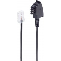 shiverpeaks BASIC-S Telefonkabel, noir, 3,0 m