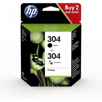 hp Multipack hp 304 (3JB05AE) pour hp, noir / couleur