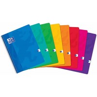 Lot de 10 : Oxford Cahier reliure intÃ©grale, 240 x 320 mm, quadrillÃ© 5x5