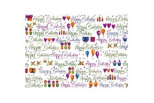 SUSY CARD Papier cadeau 'Congratulations', sur rouleau