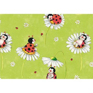 SUSY CARD Papier cadeau 'Coccinelle', sur rouleau