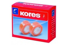 Lot de 30 : Kores Ruban adhésif standard, 15 mm x 10 m, transparent