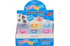 Lot de 18 : Läufer Gomme souple Smiley, en présentoir de 18