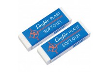 Läufer Gomme en plastique PLAST SOFT, carte blister de 2