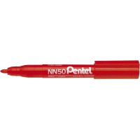 Pentel Marqueur permanent GREEN-LABEL NN50, rouge