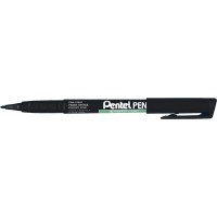 Pentel Marqueur permanent GREEN-LABEL NMS50, noir