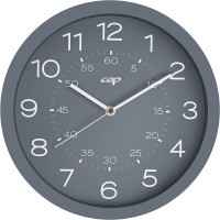 CEP Horloge murale mineral, montre quartz, gris