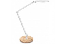 CEP Lampe de bureau LED GIANT Silva, chêne/blanc 