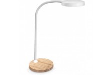 CEP Lampe de bureau LED FLEX Silva, chêne/blanc