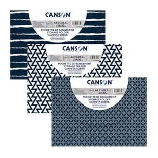 Lot de 10 : CANSON Pochette de rangement 'Décors créatifs', 340 x 470 mm