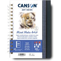 CANSON Carnet de croquis ART BOOK Mixed Média Artist, A4