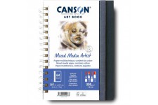 CANSON Carnet de croquis ART BOOK Mixed Média Artist, A4