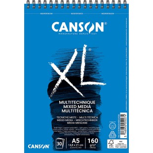 CANSON Bloc de dessin XL MIXED MEDIA, A5