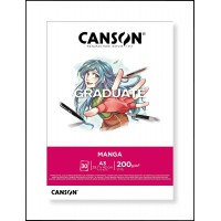 CANSON Bloc de dessin GRADUATE Manga, A3