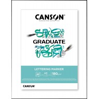 CANSON Bloc de dessin GRADUATE LETTERING MARKER, A3