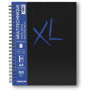 CANSON Carnet de dessin XL BOOK MIXED MEDIA Textured, A4