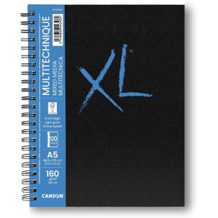 CANSON Carnet de dessin XL BOOK MIXED MEDIA, A5