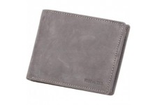 PRIDE&SOUL Portefeuille RFID, format paysage, cuir, gris