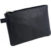 Alassio Sac de banque, cuir, noir