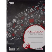 LANDRÉ Collegeblock 'college', A4, quadrillé, 80 feuilles