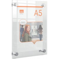 nobo Porte-affiche acrylique Premium Plus, A5, transparent