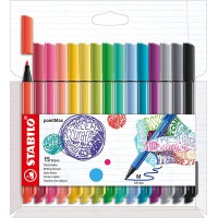 STABILO Stylo-feutre pointMax, étui carton de 15