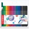 Etui carton x 18 stylos-feutres STABILO pointMax - coloris intenses