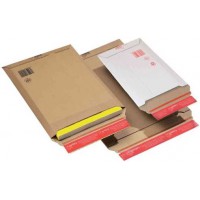 Lot de 20 : ColomPac Pochette d'expédition, en carton ondulé marron