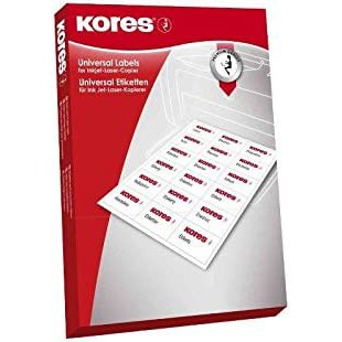 Kores Etiquette universelle, 210 x 74 mm, blanc