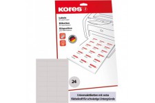 Kores Etiquettes Universal Power, 70 x 36 mm, blanc