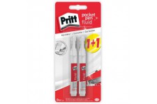 Pritt stylo correcteur Pocket Pen Fluid, carte blister de 2