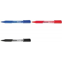 Kores stylo à bille rétractable jetable K-PEN K6, F, noir