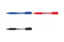 Kores stylo à bille rétractable jetable K-PEN K6, F, noir