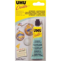 UHU Colle spéciale 'Creativ' pr polystyrène et feuille alu
